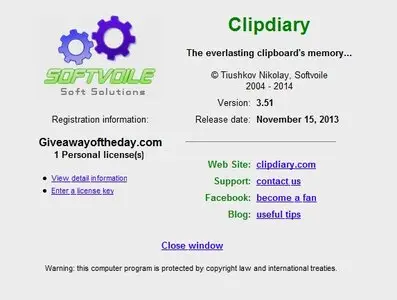 Clipdiary 3.51