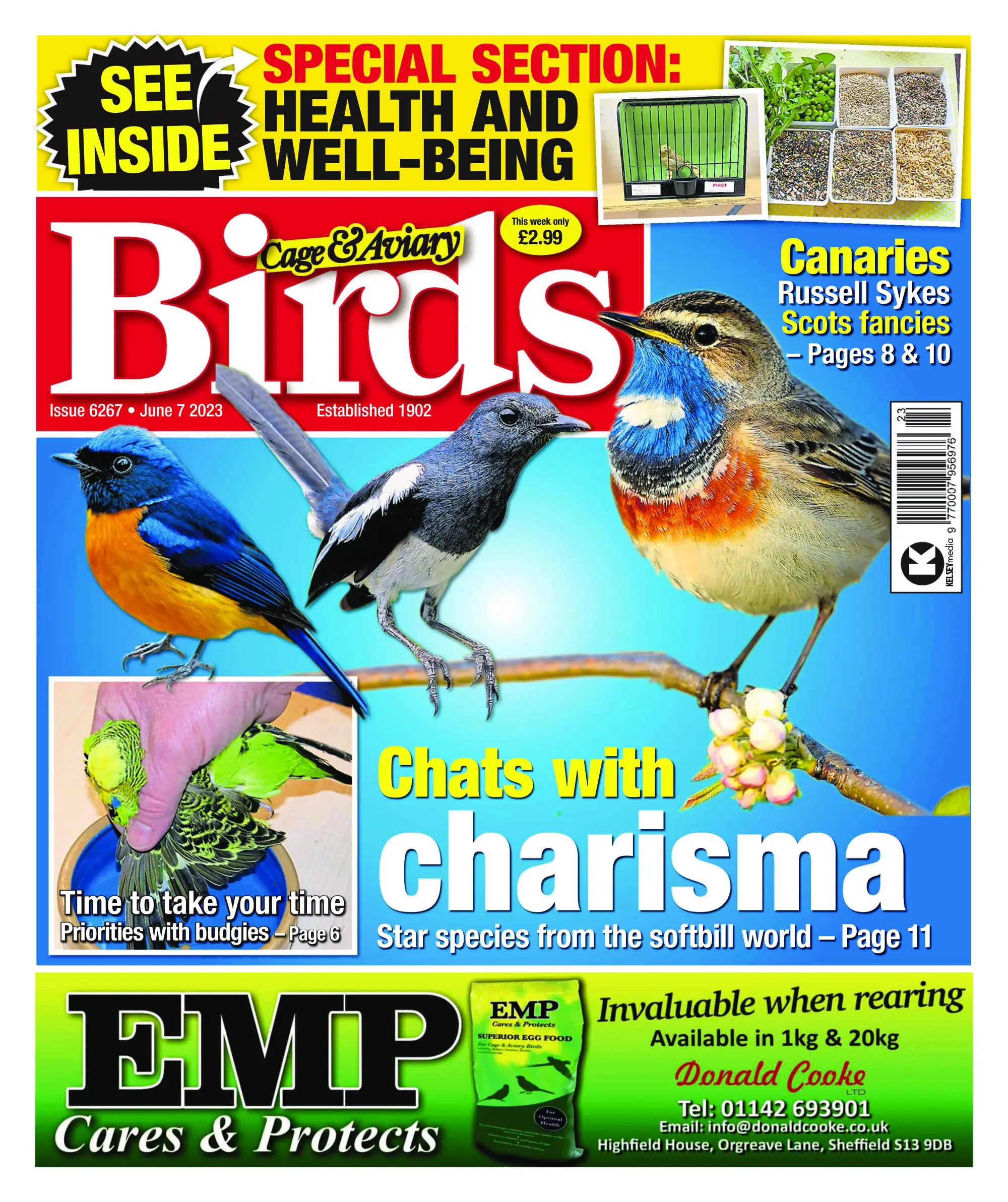 Cage & Aviary Birds – 07 June 2023