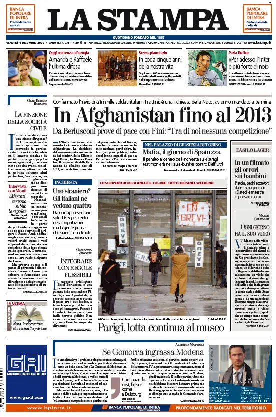La Stampa (04-12-09)