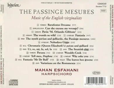 Mahan Esfahani - The Passinge Mesures: Bull, Byrd, Farnaby, Gibbons, Inglot, Tomkins (2018)