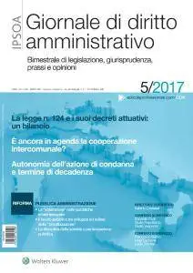 Giornale di diritto amministrativo - Settembre 2017