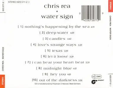 Chris Rea - Water Sign (1983) {1984, Reissue} Re-Up