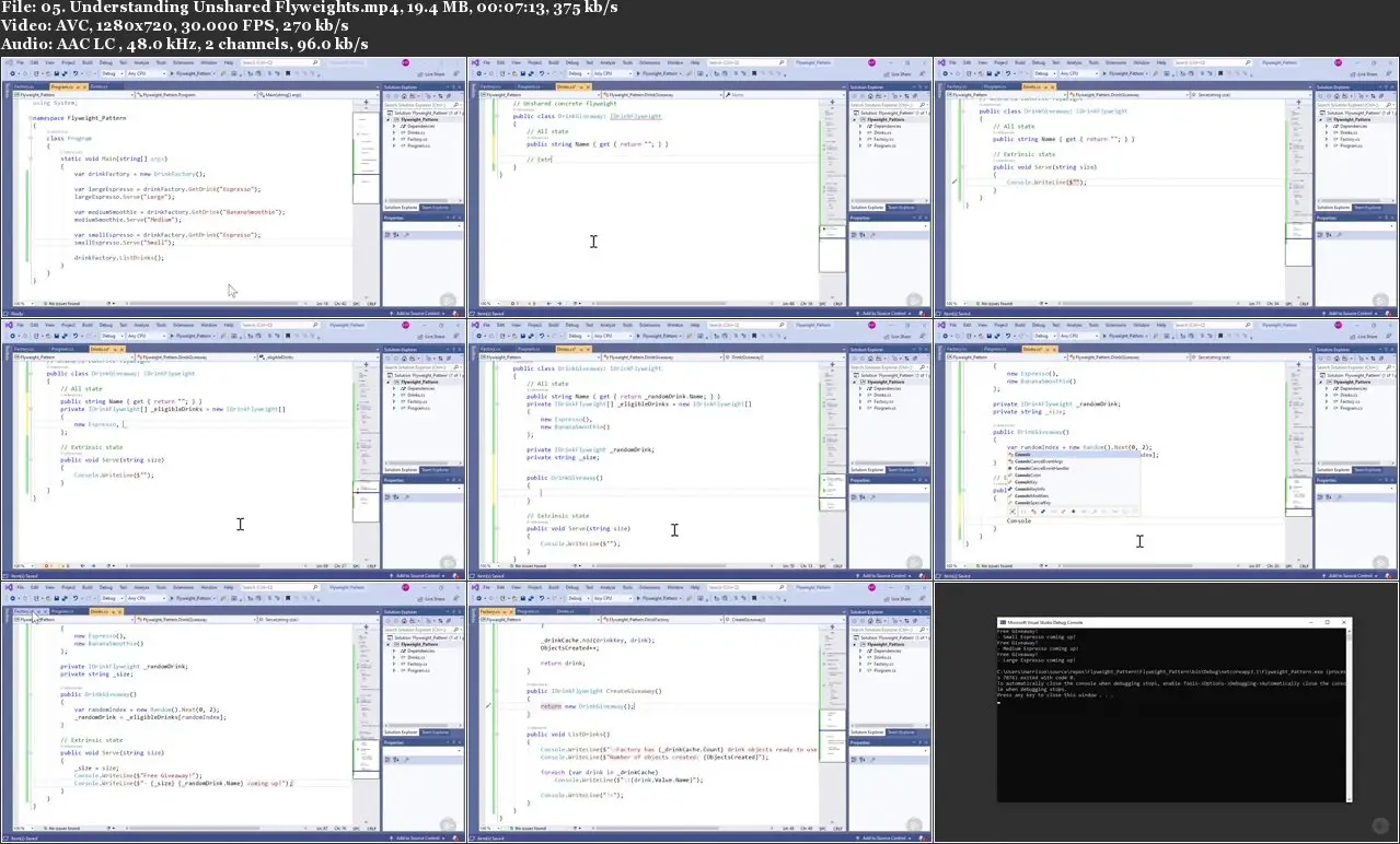 C# Design Patterns: Flyweight
