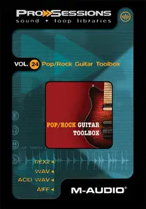 M-Audio Pro Sessions Vol 24 Pop Rock Guitar Toolbox AIFF REX2 WAV ACID