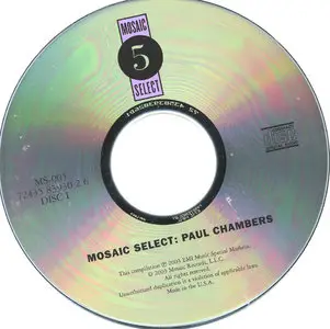 Paul Chambers - Mosaic Select 5 (1956-59) [3CD BoxSet] {2003 Mosaic Records} [re-up]