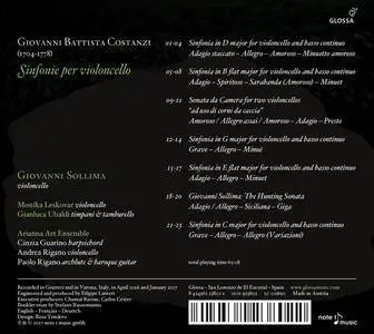 Giovanni Sollima, Arianna Art Ensemble & Monika Leskovar - Costanzi: Sinfonie per violoncello (2017)