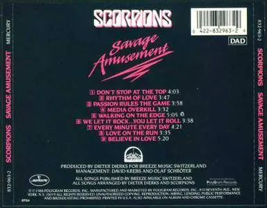 Scorpions - Savage Amusement (1988)