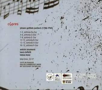 Laura Toffetti, Tobias Bons, Antichi Strumenti - Johann Gottlieb Janitsch: Sinfonias (2011)