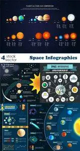 Vectors - Space Infographics