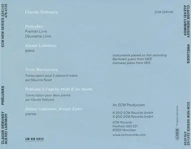 Alexei Lubimov - Claude Debussy Preludes (2012) [2CD's] {ECM 2241/42}