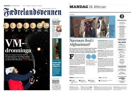 Fædrelandsvennen – 24. februar 2020