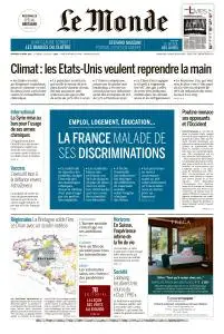 Le Monde du Vendredi 23 Avril 2021