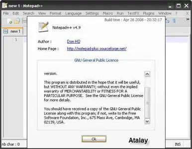 Portable Notepad++ 4.9