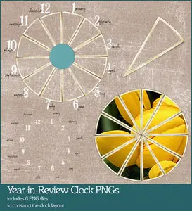 Year in Review Clock
