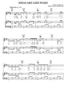 Ideas Are Like Stars - John Lennon, Mary Chapin Carpenter (Piano-Vocal-Guitar)
