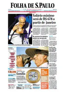 Jornal Folha de São Paulo (25/12/2012 - Terça)