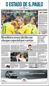 Jornal O Estado de SP em PDF, Segunda, 21 de Junho de 2010