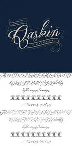 Font - Qaskin Black and White