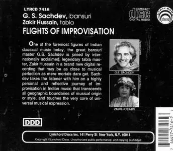 G.S. Sachdev/Zakir Hussain - Flights Of Improvisation (1993) {Lyrichord}