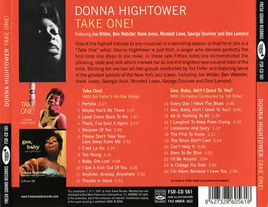 Donna Hightower - Take One! (1958) + Gee, Baby, Ain't I Good To You? (1959) 2LP on 1CD, 2009