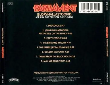 Parliament - Gloryhallastoopid (Or Pin The Tail On The Funky) (1979) [1990, Reissue]