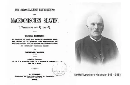 Leonhard Masing - Zur Sprachlichen Beurtellung der Macedonischen Slaven