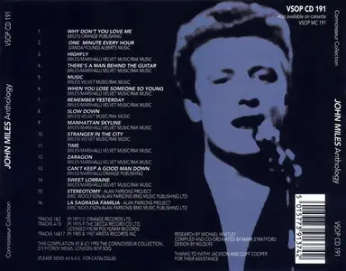 John Miles - Anthology (1993)