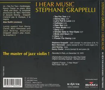 Stephane Grappelli - I Hear Music (1970) {2000 RCA Victor 74321796242}