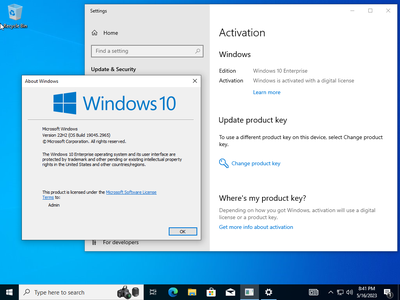 Windows 10 Enterprise 22H2 build 19045.2965 With Office 2021 Pro Plus (x64) Multilingual Preactivated