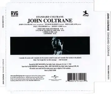 John Coltrane - Standard Coltrane (1958) {2009 Prestige Rudy Van Gelder Remaster}