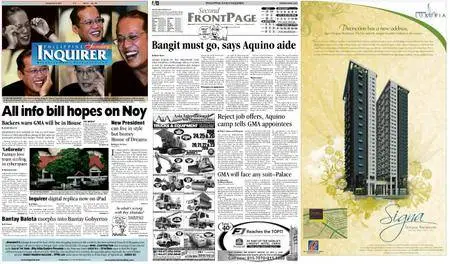 Philippine Daily Inquirer – June 06, 2010