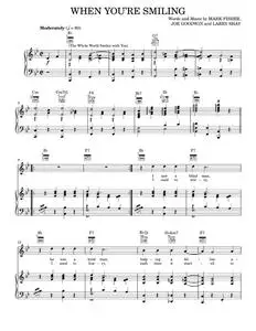 When You're Smiling (The Whole World Smiles With You) - Louis Armstrong, Ray Gilbert (Piano-Vocal-Guitar)