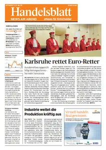 Handelsblatt News am Abend vom 07.09.2011