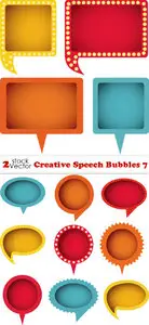 Vectors - Creative Speech Bubbles 7