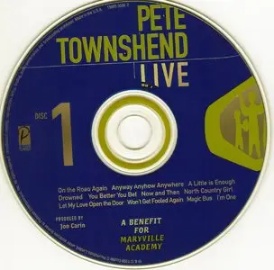 Pete Townshend Live - A Benefit For Maryville Academy (1999) [2cd]