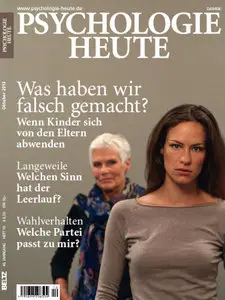 Psychologie Heute Magazin Oktober No 10 2013