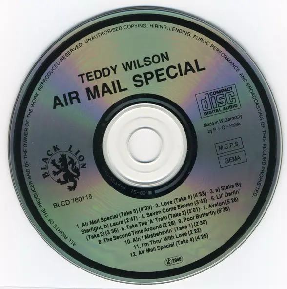 Teddy Wilson - Air Mail Special (1968) [Remastered 1988] / AvaxHome