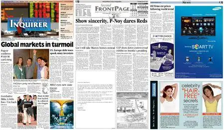 Philippine Daily Inquirer – August 09, 2011