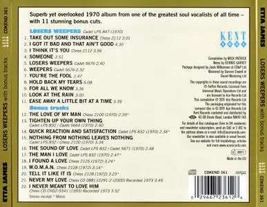 Etta James - Losers Weepers (1970) [2011, Remastered with Bonus Tracks]