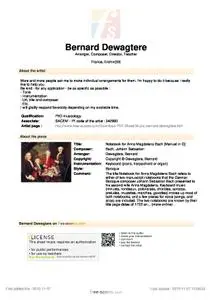 Menuet in G - Notebook for Anna Magdalena Bach