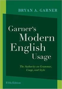 Garner's Modern English Usage, 5th Edition