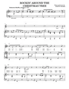 Rockin' Around The Christmas Tree - Toby Keith Sting (Piano Vocal)