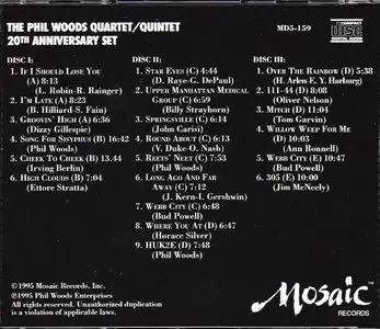 The Phil Woods Quartet/Quintet - 20th Anniversary Set (1976-92) [5CD BoxSet] {1995 Mosaic Remaster}
