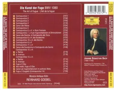 Musica Antiqua Köln, Reinhard Goebel - J.S. Bach: Die Kunst der Fuge (1990)