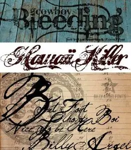 Collection Of 1000 Vintage Fonts