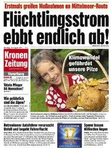 Kronen Zeitung Vorarlberg - 29. August 2017