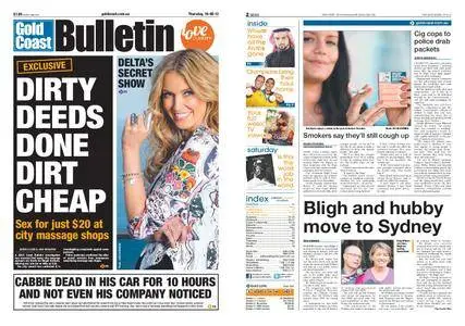 The Gold Coast Bulletin – August 16, 2012