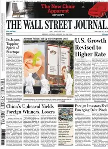 The Wall Street Journal - Friday-Sunday, 28-30 August 2015 / Asia