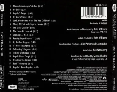 John Williams - Angela's Ashes: Music From The Motion Picture (1999)