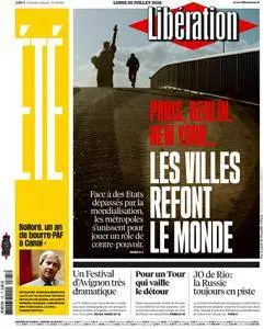 Libération du Lundi 25 Juillet 2016